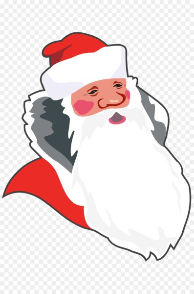 Голова Деда Мороза