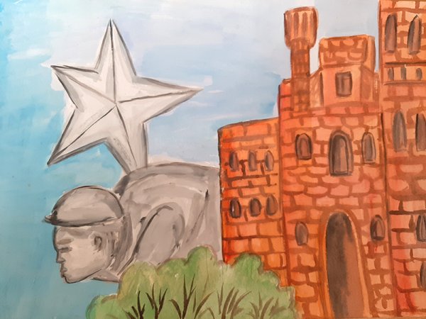 Рисунок на тему Брестская крепость