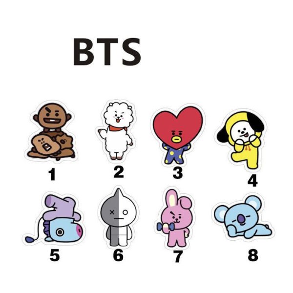 Персонажи BTS bt21 имена