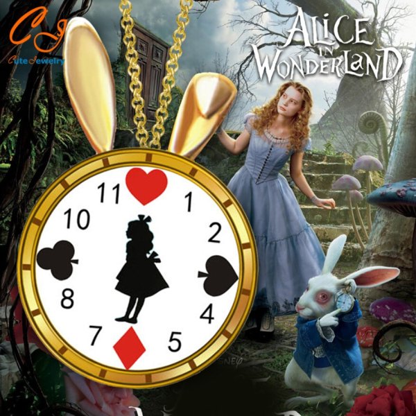 Алиса в стране чудес с часами