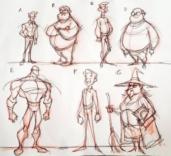 Стили рисования персонажей