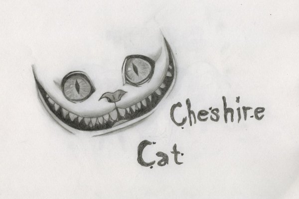 Чеширский кот зарисовка