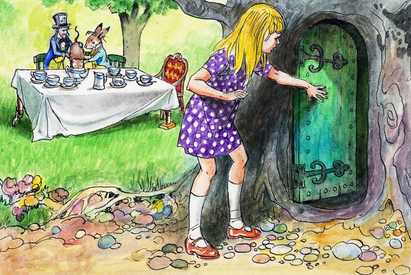 Иллюстрация к произведению Алиса в стране чудес
