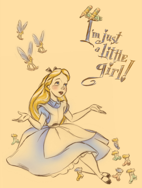 Алиса в стране чудес обложка книги нарисовать