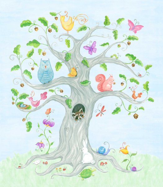 Сказочное дерево рисование