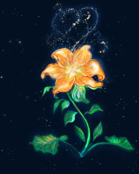 Рисунки волшебных цветов