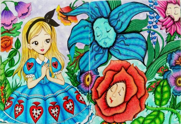 Рисунок Алиса в стране чудес 3 класс