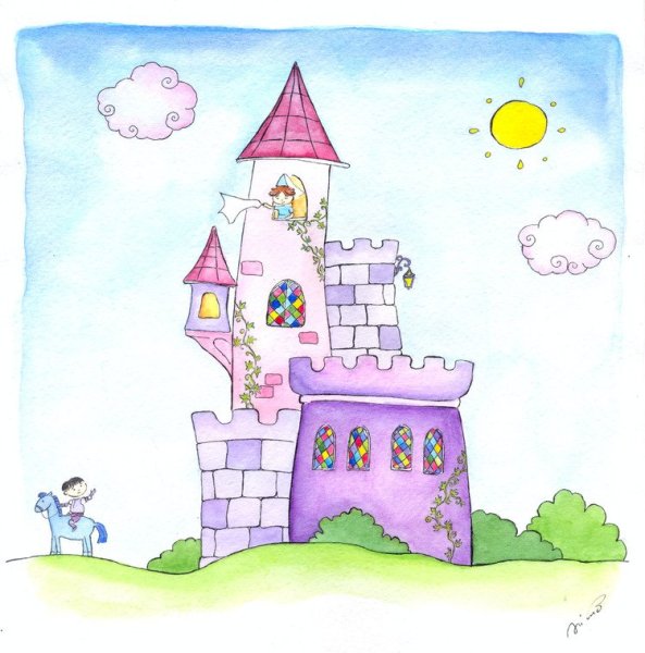 Замок для рисования