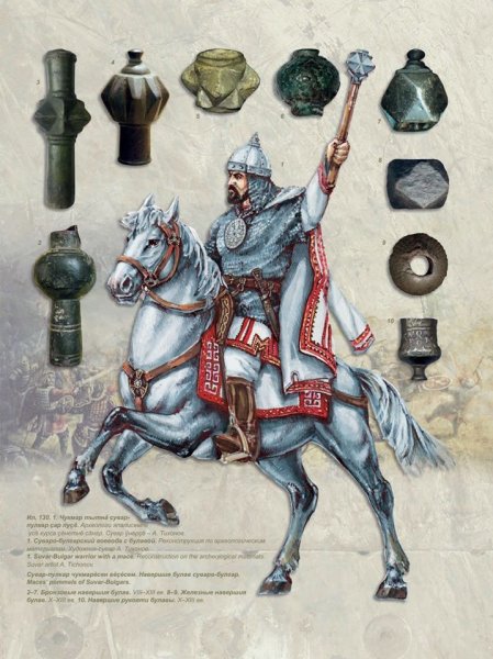 Воины Волжская Булгария