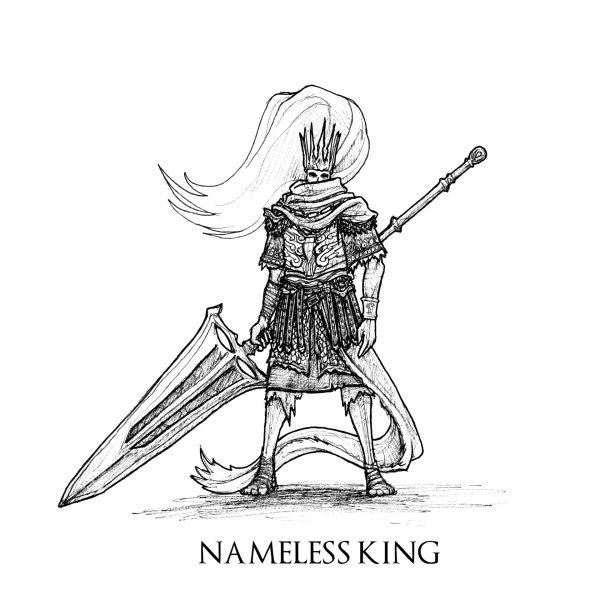 Безымянный Король Dark Souls 3 рисунки