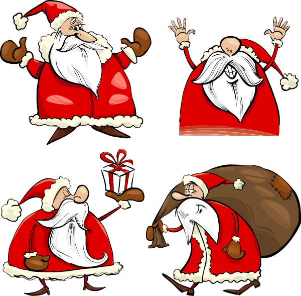 Дед Мороз Векторная иллюстрация