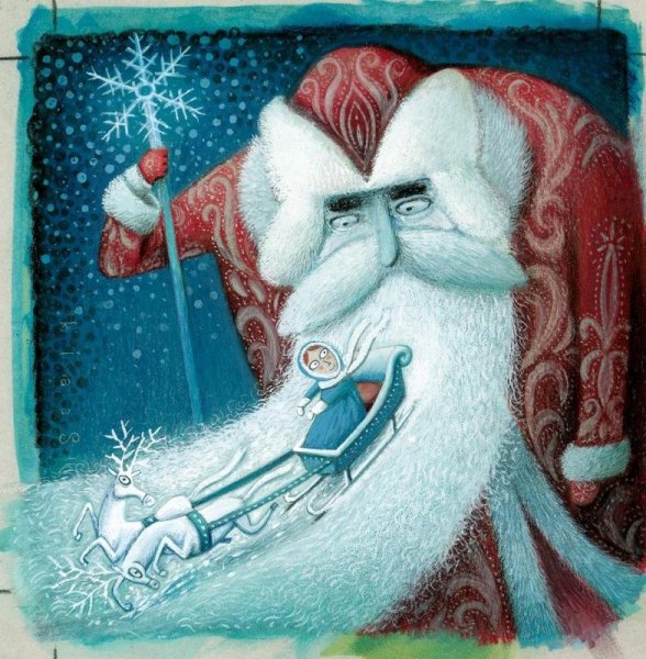 Дед Мороз иллюстрация