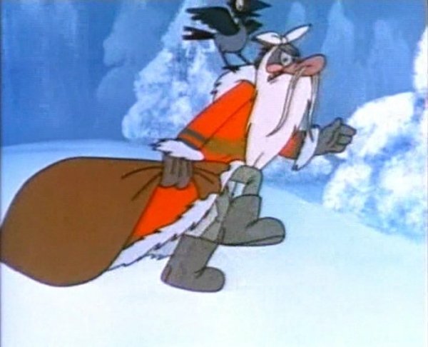 Дед Мороз и серый волк Снеговик почтовик мультфильм