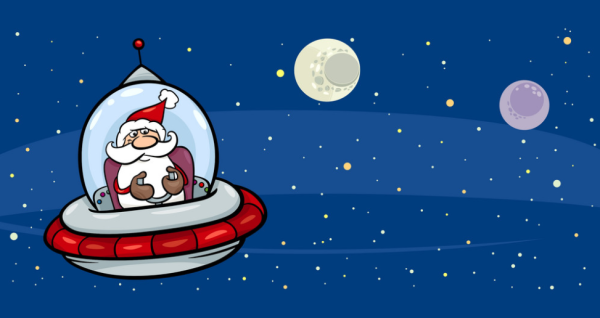 Санта Клаус в космосе