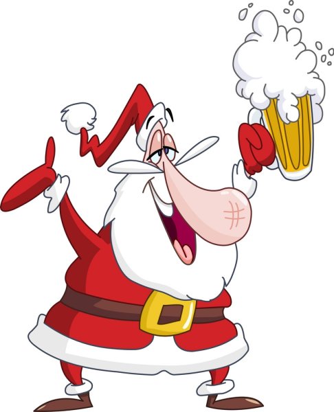 Пьяный Санта Клаус