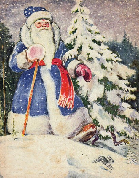 Новый год советские открытки