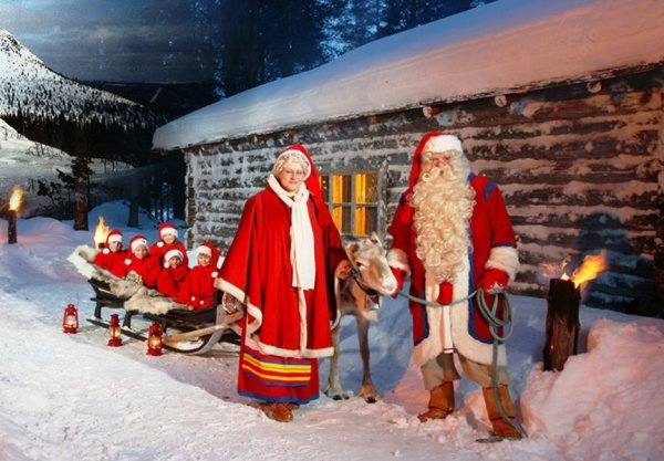 Дед Мороз в Финляндии йоулупукки