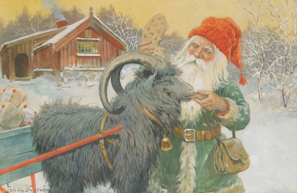 Дед Мороз в Финляндии йоулупукки