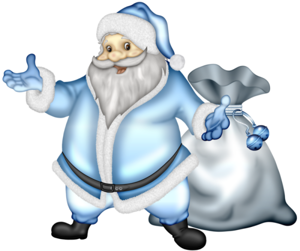 Дед Мороз рисунок на прозрачном фоне