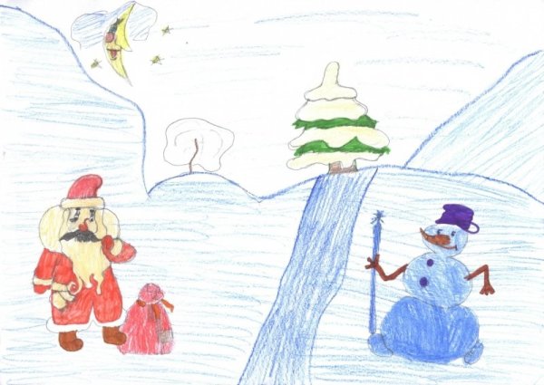 Иллюстрация к сказке 2 Мороза