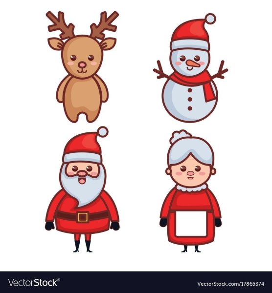 Милые рисуночки Деда Мороза