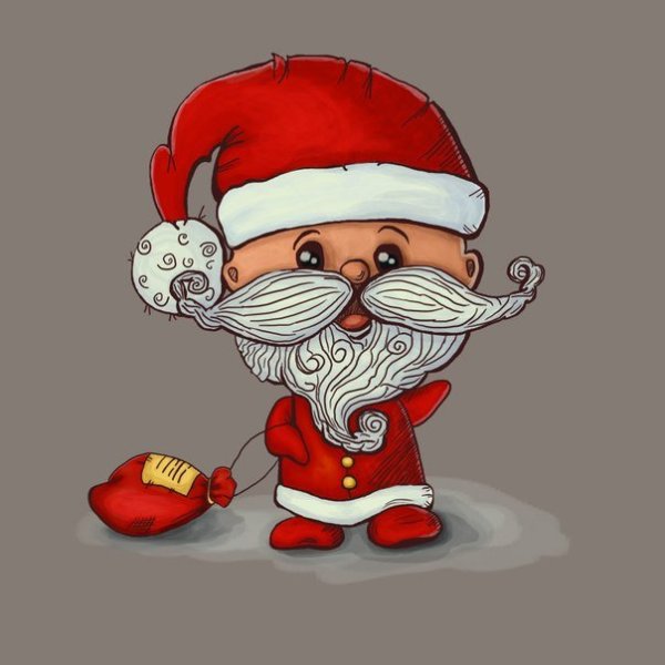 Санта Клаус мультяшный