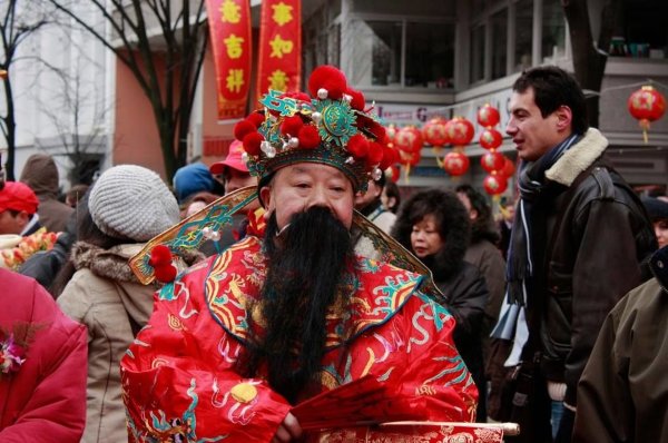 Дед Мороз в Китае Шань дань Лаожен