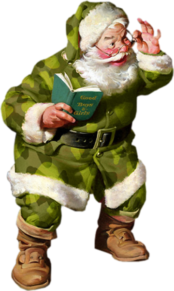 Санта Клаус в военной форме