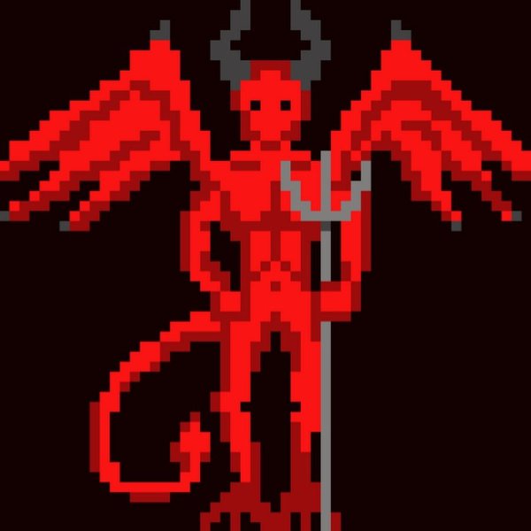 Пиксельная дьявол