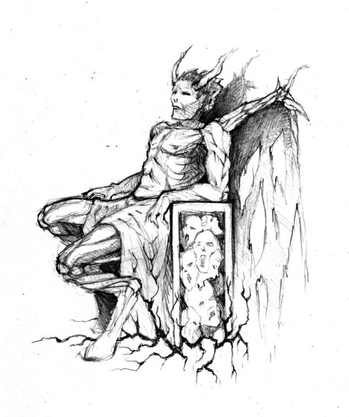Асмодей демон на троне