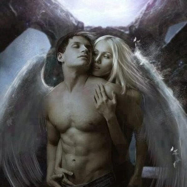 Ангел девушка и демон парень