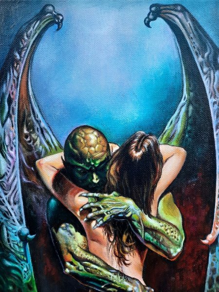 Борис Валеджо картины поцелуй вампира
