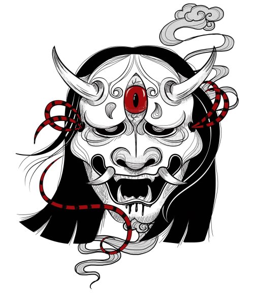 Hannya японский демон