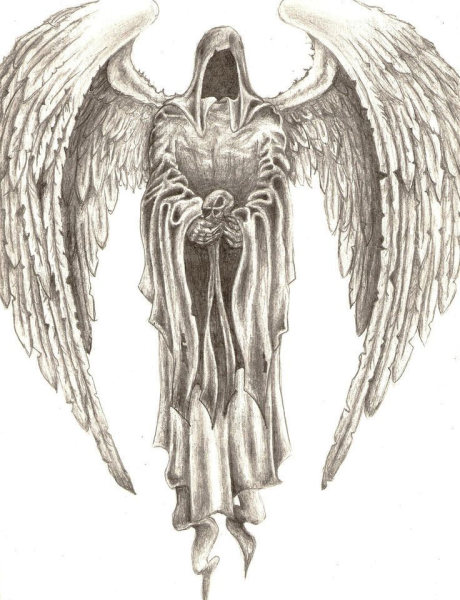 Эскиз ангела смерти Азраил