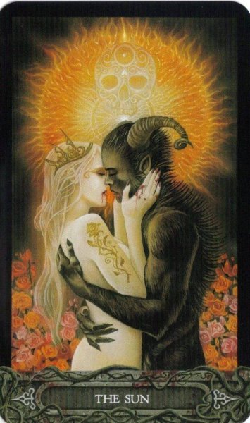 Vampire Tarot / Таро вампиров карта the Sun