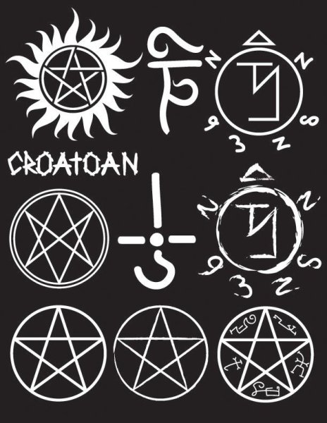 Анти демонские символы сверхъестественное
