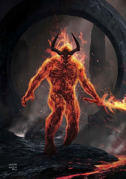 Огненный демон Суртур Марвел