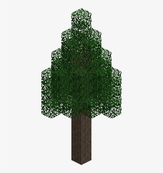 Дерево из майнкрафт та
