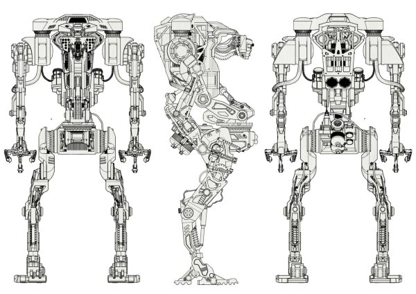 Чертежи боевых роботов