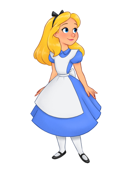 Алиса из мультика Алиса в стране чудес