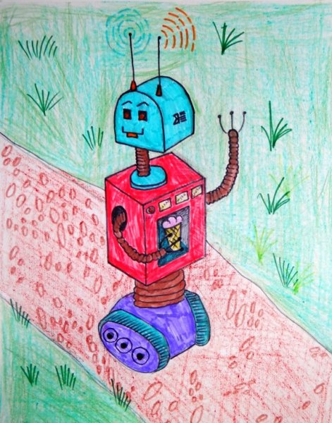 Изображение робота для детей