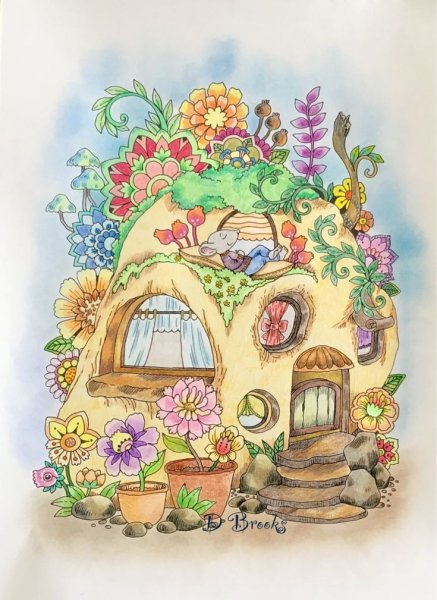 Рисуем сказочный домик