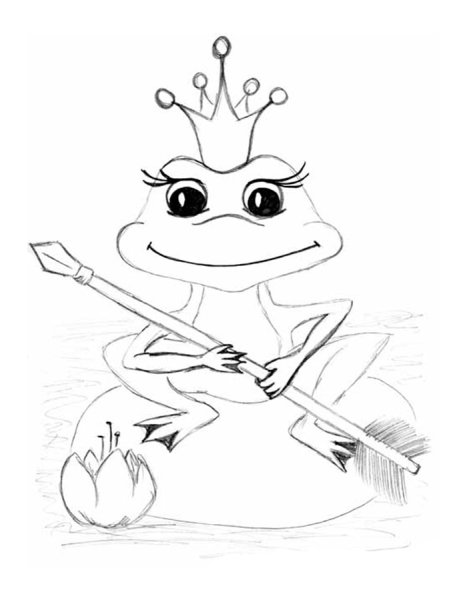 Рисунок к сказке Царевна лягушка для 5 класса
