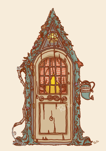 Иллюстрация дом Гарри Поттер