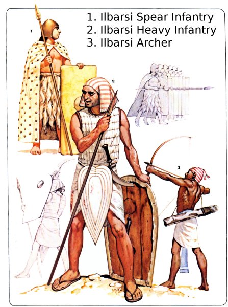 Вооружение воина фараона древнего Египта