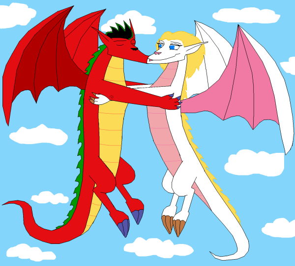 Роуз и Джейк драконы