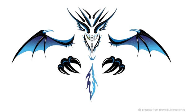 Демонические драконы для срисовки