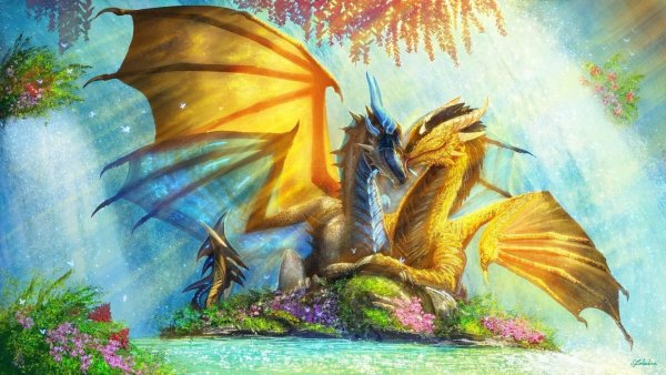 Рисунки дракон фэнтези