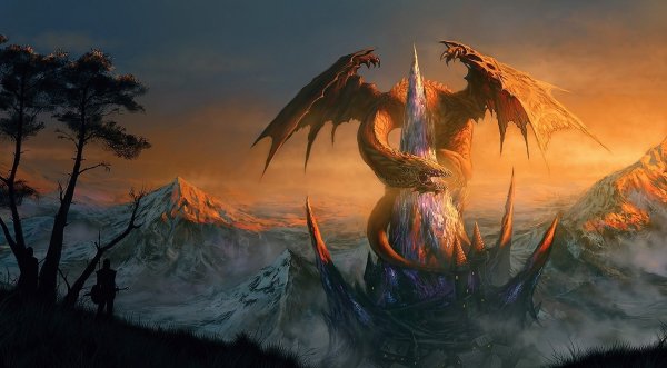 Красивый дракон