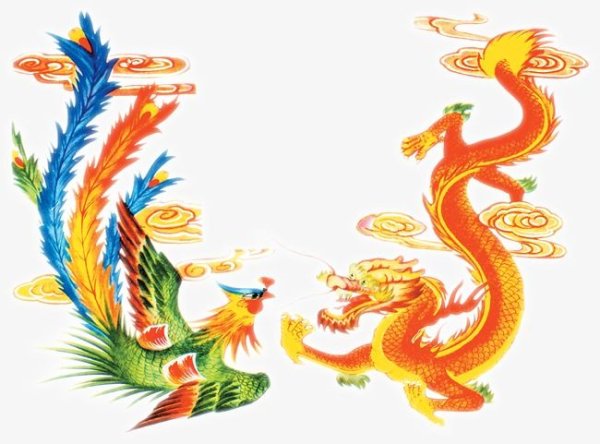 Китайский дракон и Феникс